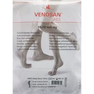 Venosan Aes Ag S Short Open Белый 1 пара