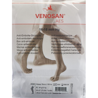 Venosan Aes Ag XL Long Open Белый 1 пара