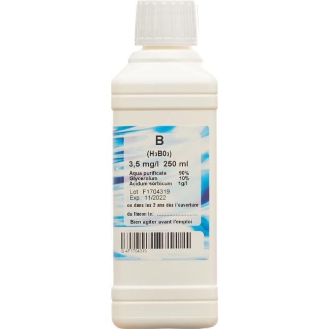 Oligopharm Bor Lösung 3.5mg/l 250ml