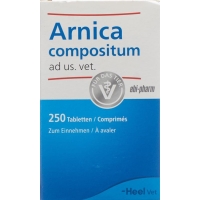 Arnica Comp Heel Tabletten Ad Us Vet. Dose 250 Stück Arnica Comp Heel Tabletten Ad Us Vet. Dose 250 Stück