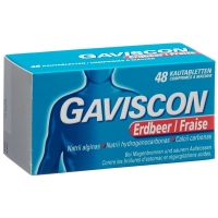 Gaviscon Kautabl strawberry 48 pcs Gaviscon Kautabl strawberry 48 pcs