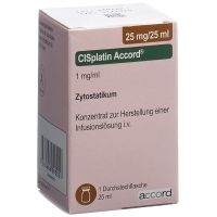 Cisplatin Accord 25mg/25ml Durchstechflasche 25ml Cisplatin Accord 25mg/25ml Durchstechflasche 25ml