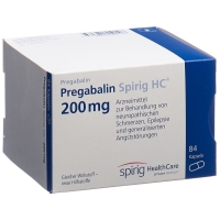 Pregabalin Spirig HC Kapseln 200mg (neu) 84 Stück Pregabalin Spirig HC Kapseln 200mg (neu) 84 Stück