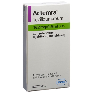 Actemra Injektionslösung 162mg/0.9ml Fertigpen 4 Stück