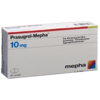 Prasugrel Mepha Lactab 10mg 30 Stück Prasugrel Mepha Lactab 10mg 30 Stück