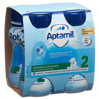 Milupa Aptamil 2 with Pronutra-ADVANCE Ready-to-Drink 4x 200ml