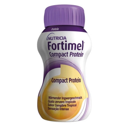 Fortimel Compact Protein Waerm Ingwer 4 Flasche 125ml