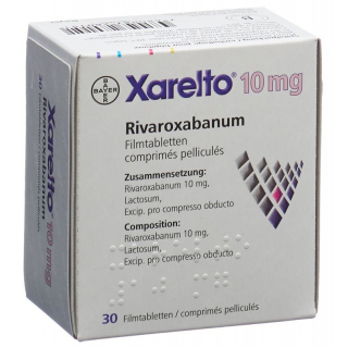 Xarelto Filmtabletten 10mg 30 Einz Blister