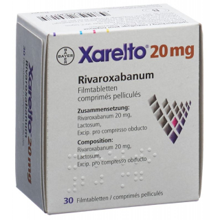 Xarelto Filmtabletten 20mg 30 Einz Blister