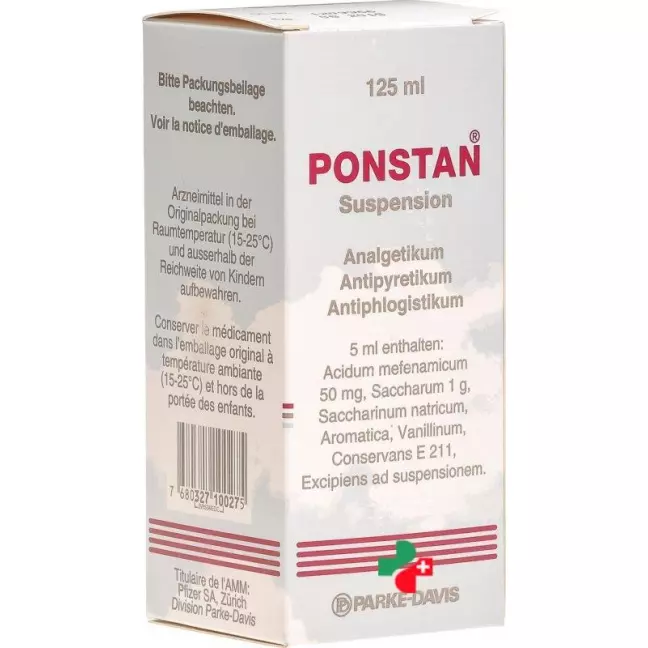 Ponstan 50 mg/5 ml 125 ml Ponstan 50 mg/5 ml 125 ml