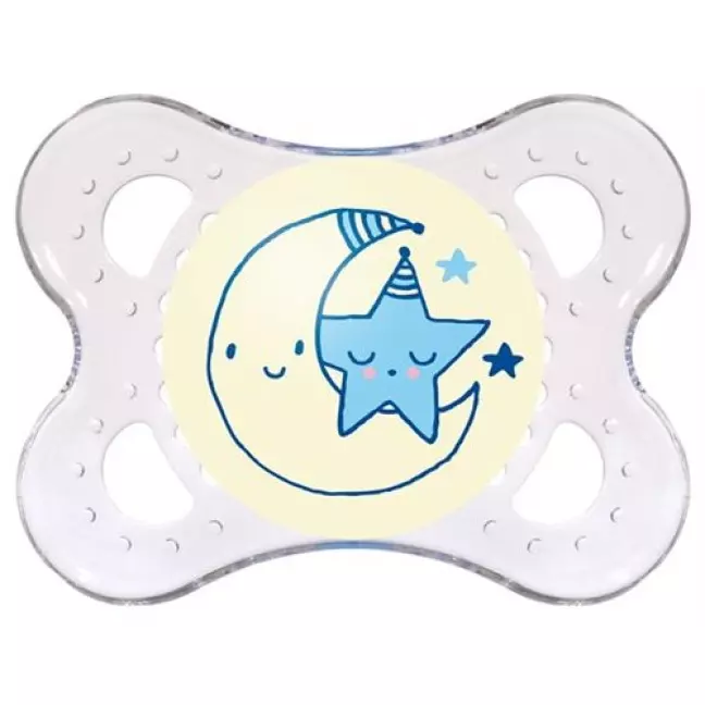 Mam Night Nuggi Sili 0-6m Spez Kol Boy 2 штуки Mam Night Nuggi Sili 0-6m Spez Kol Boy 2 штуки