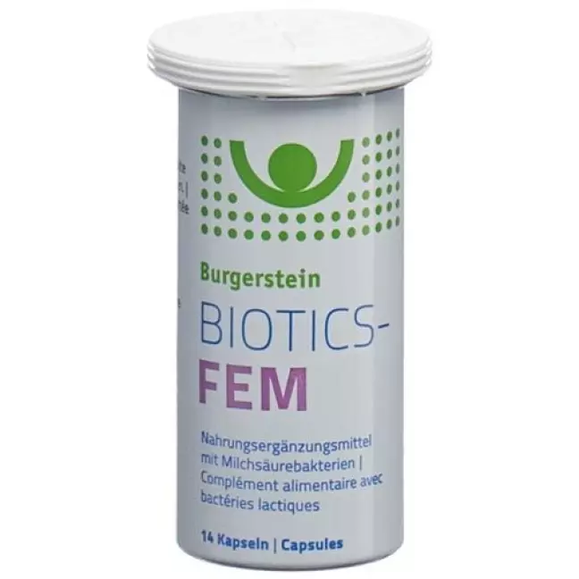 Burgerstein Biotics-Fem Kapseln 14 Stück Burgerstein Biotics-Fem Kapseln 14 Stück