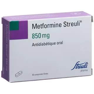 Metformin Streuli 850 mg 30 filmtablets