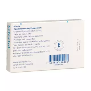 Selectol 200 mg 30 filmtablets