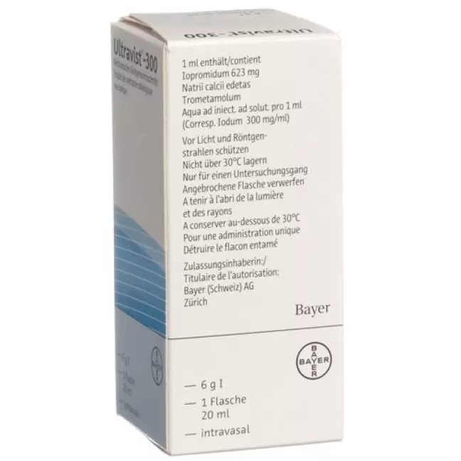 ULTRAVIST 300 INJ LSG 300MG FL ULTRAVIST 300 INJ LSG 300MG FL