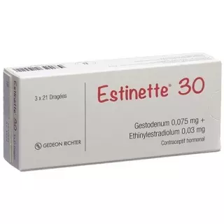 Эстинет-30 3 x 21 таблетка