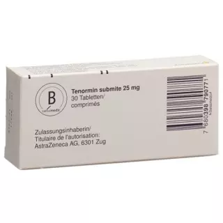 Tenormin Submite 25 mg 100 tablets