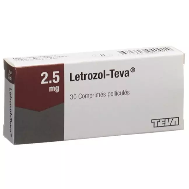 Letrozol Teva 2.5 mg 100 filmtablets Letrozol Teva 2.5 mg 100 filmtablets