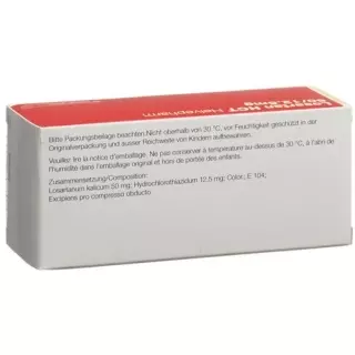 Losartan HCT Helvepharm 50/12.5 mg 98 filmtablets