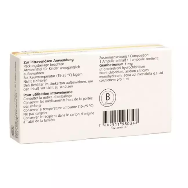 Kytril 1 mg/ml 5 Ampullen 1 ml Kytril 1 mg/ml 5 Ampullen 1 ml