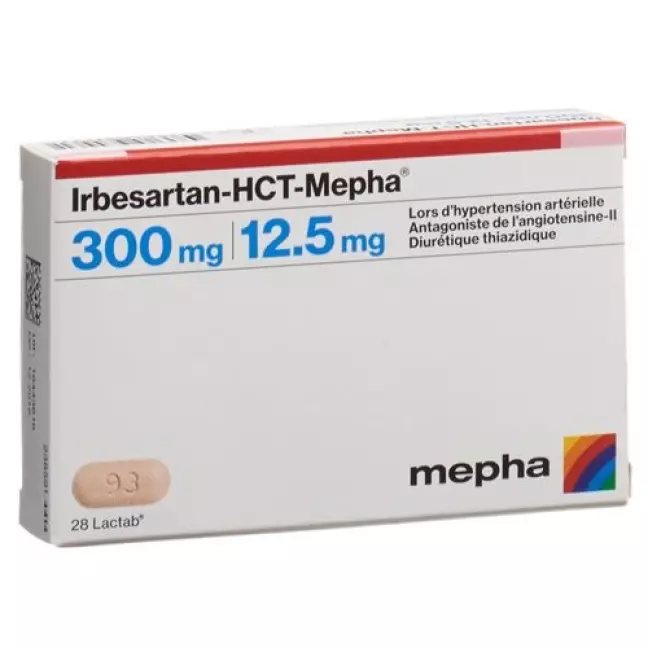 Ирбесартан ГХТ Мефа 300/12,5 28 таблеток покрытых оболочкой