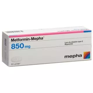 Метформин Мефа 850 мг 100 таблеток покрытых оболочкой 