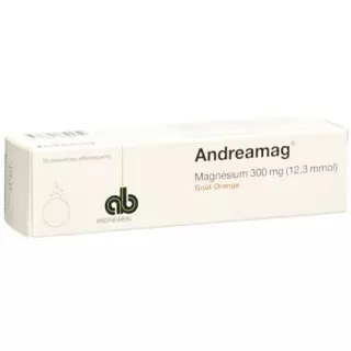 Andreamag 300 mg Orangenaroma 20 Brausentabletten
