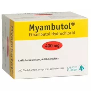Миамбутол 400 мг 100 таблеток покрытых оболочкой 