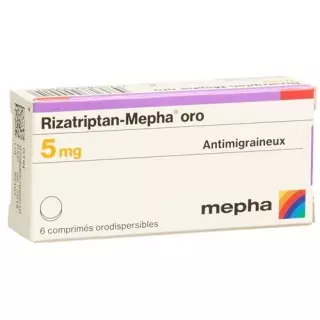Ризатриптан Мефа Оро 5 мг 6 ородиспергируемых таблеток 