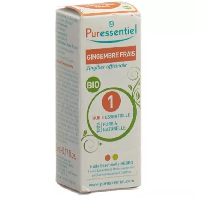 Puressentiel Frischer Ingwer эфирное масло Bio 5мл Puressentiel Frischer Ingwer эфирное масло Bio 5мл