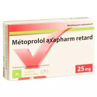 Метопролол Аксафарм Ретард 25 мг 100 таблеток