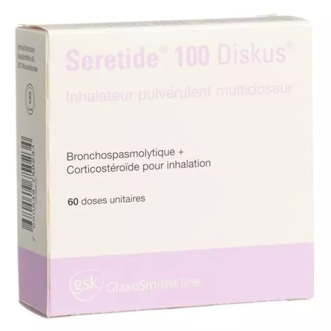 Серетид 100 Дискус многодозовый порошковый ингалятор 60 доз