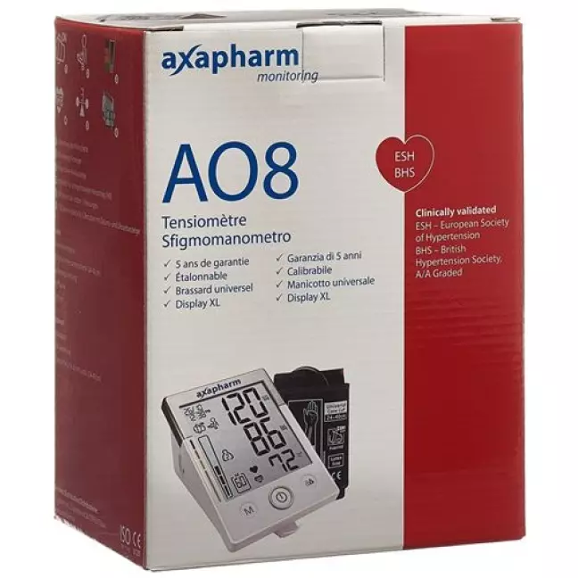 AXAPHARM AO8 BLUTDRUCK OBERARM AXAPHARM AO8 BLUTDRUCK OBERARM