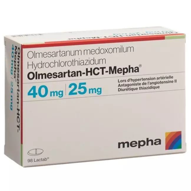OLMESARTAN-HCT MEPHA 40/25 OLMESARTAN-HCT MEPHA 40/25