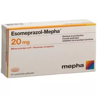 Эзомепразол Мефа 20 мг 60 таблеток покрытых оболочкой