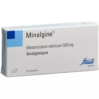 MINALGIN TABL 500 MG OVAL 20 S