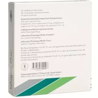 Иалуген Плюс медицинские марлевые салфетки 10x10 см 30 шт.