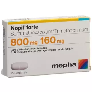 Нопил Форте 800/160 мг 10 таблеток
