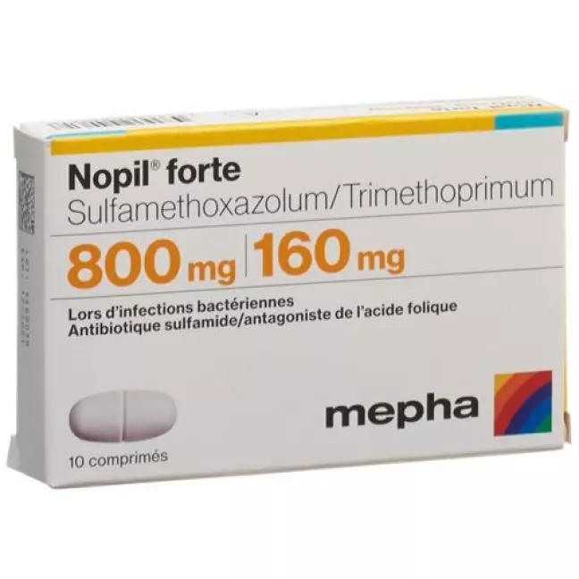 Нопил Форте 800/160 мг 10 таблеток