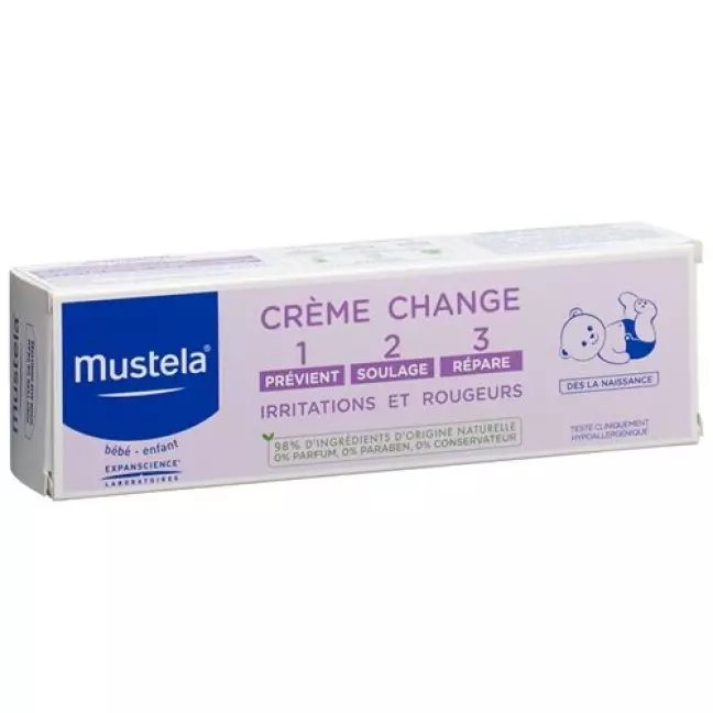Mustela Bebe Wundschutzcreme 123 100мл Mustela Bebe Wundschutzcreme 123 100мл