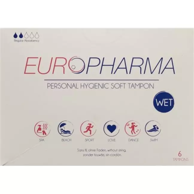 Europharma Hygienic Tampons 6 штук Europharma Hygienic Tampons 6 штук