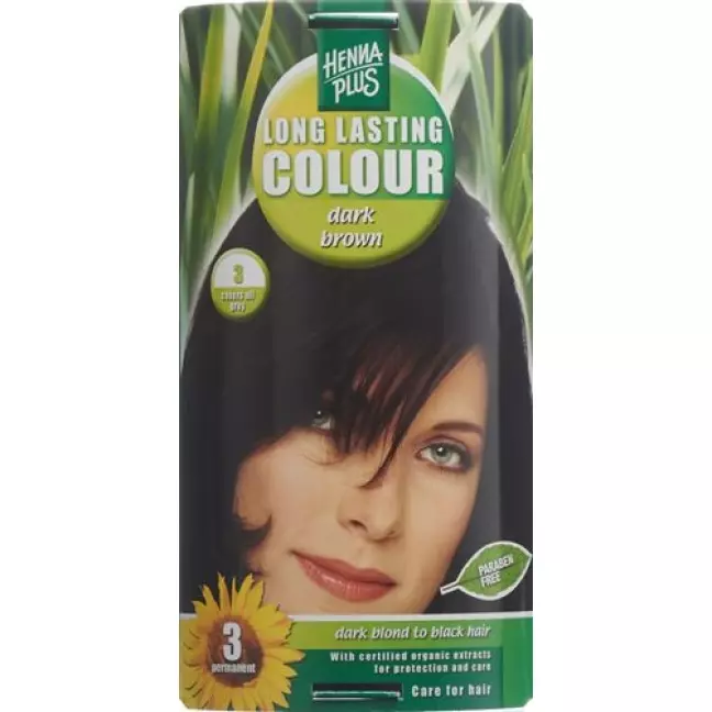Henna Plus Long Last Colour 3 Dunkelbraun Henna Plus Long Last Colour 3 Dunkelbraun
