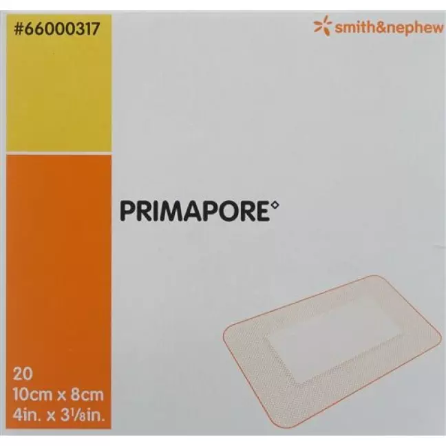 Primapore Wundverband 10смx8см Steril 20 штук Primapore Wundverband 10смx8см Steril 20 штук