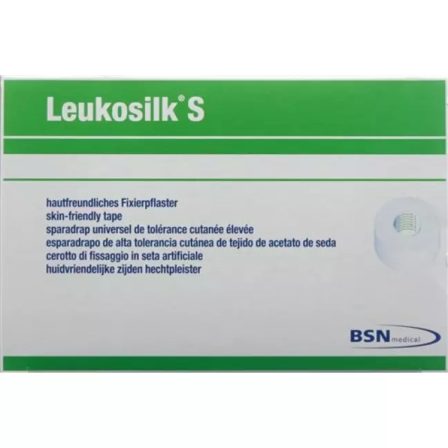 Leukosilk S Heftpflaster 9.2мX2.5см Weiss 12 штук Leukosilk S Heftpflaster 9.2мX2.5см Weiss 12 штук