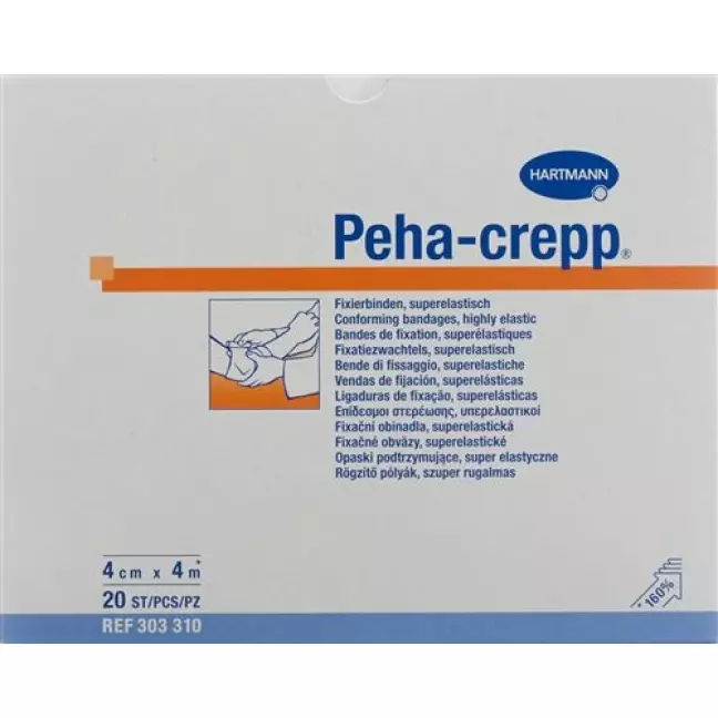Peha Crepp S Kreppbinde 4мX4см Weiss 20 штук Peha Crepp S Kreppbinde 4мX4см Weiss 20 штук