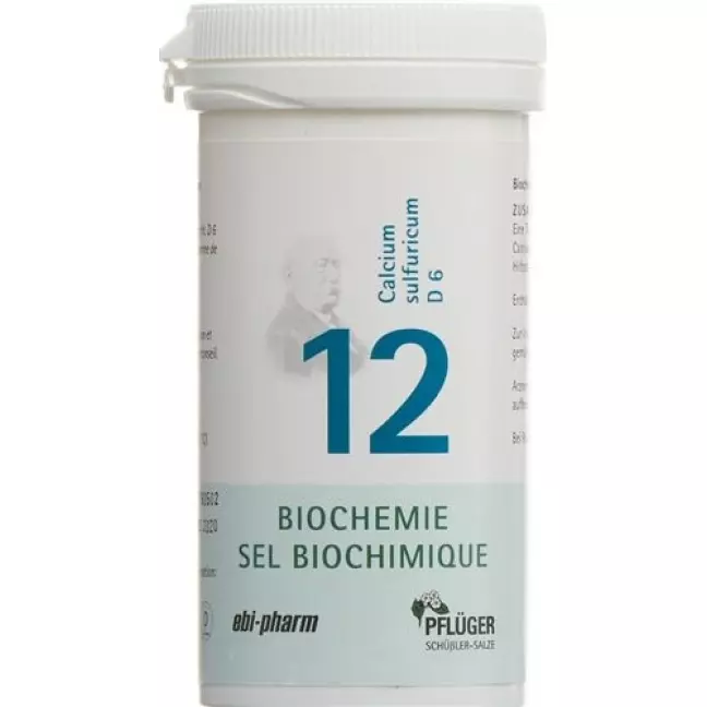 Pflueger Schussler Nr. 12 Calc Sulf в таблетках, D 6 25г Pflueger Schussler Nr. 12 Calc Sulf в таблетках, D 6 25г