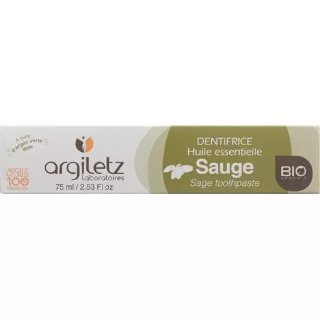 Argiletz Zahnpasta Salbei Bio 75мл Argiletz Zahnpasta Salbei Bio 75мл