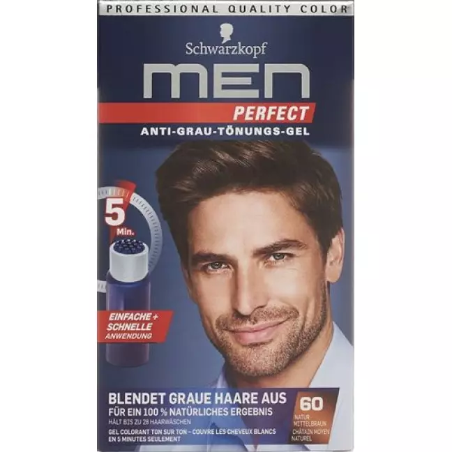 Men Perfect Tonung 60 Natur Mittelbraun Men Perfect Tonung 60 Natur Mittelbraun