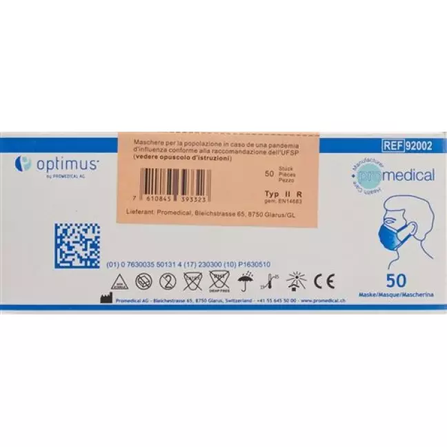 PROMEDICAL HYG MASKE TYP IIR PROMEDICAL HYG MASKE TYP IIR