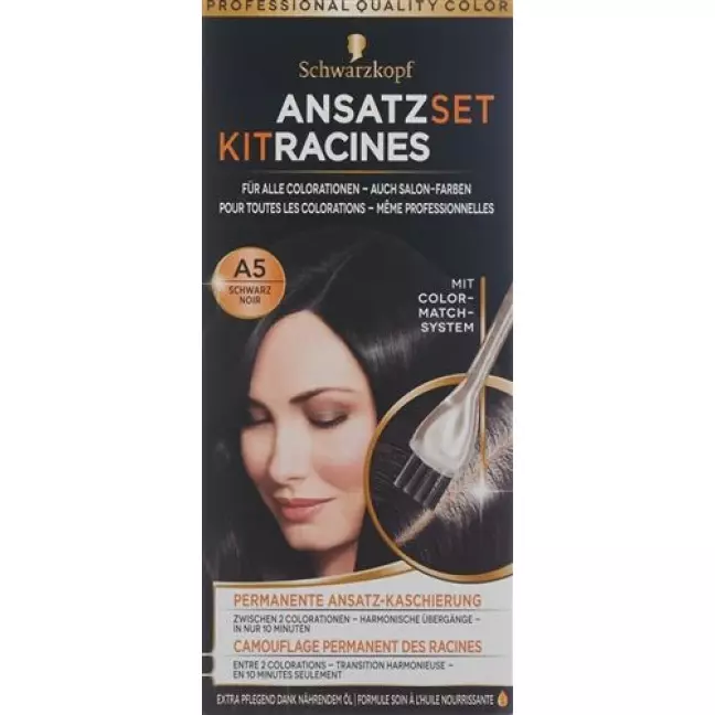 Schwarzkopf Ansatzset Schwarz бутылка 22мл Schwarzkopf Ansatzset Schwarz бутылка 22мл